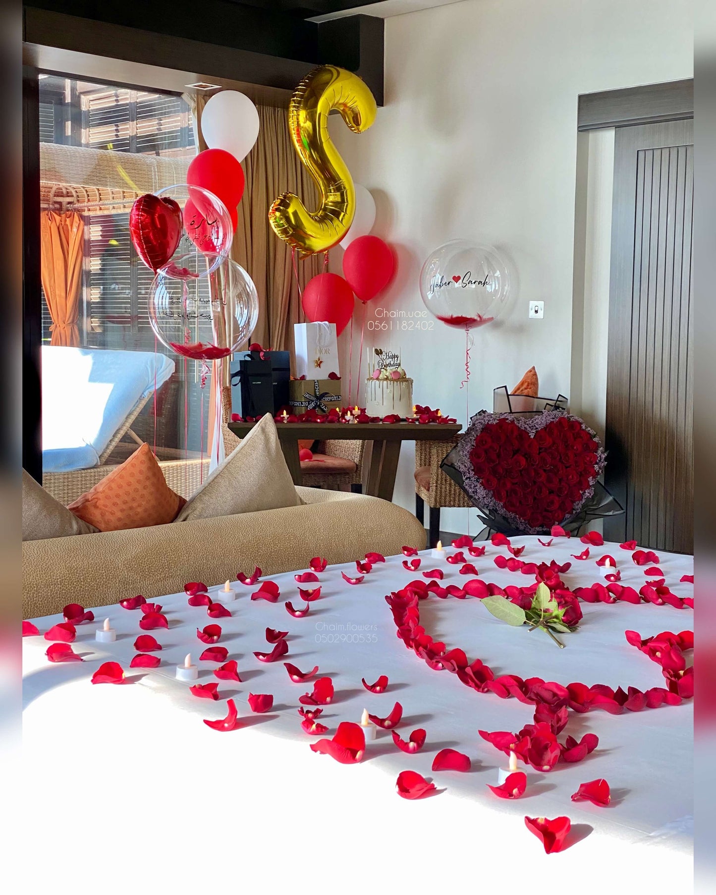 VIP Romantic Birthday & Rose Petal Experience