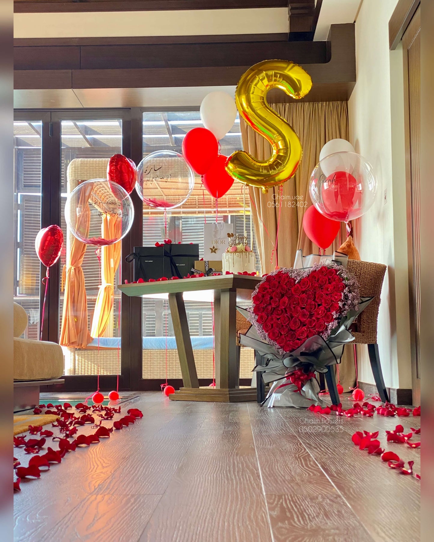 VIP Romantic Birthday & Rose Petal Experience